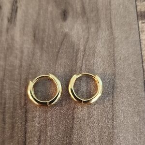 Gold Huggie Earrings